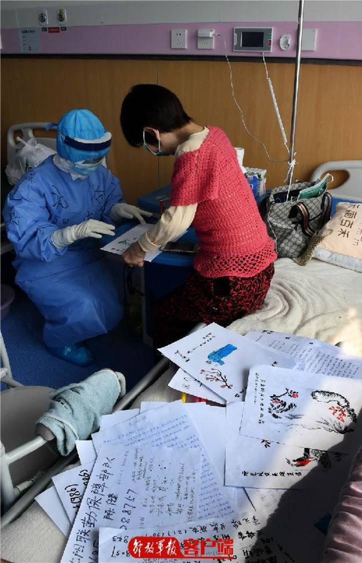 说明: 因为有你们,武汉走进了一个温暖的春天